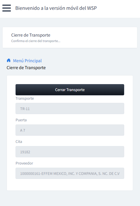 Confirmar Cierre